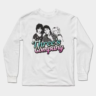 vintage threes company Long Sleeve T-Shirt